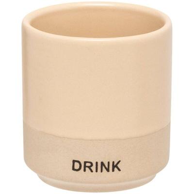 Tasse Luca Keramik farbig sortiert 8 cl - Beige Image