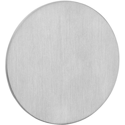 SOTECH selbstklebende Edelstahl Tür-Rosette - 1 Stück Blindrosette rund Ø 55 mm Edelstahl Satin zur Image