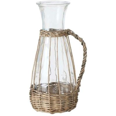 Karaffe aus Glas venuto, mit geflochtenem Griff, 1100 ml Image