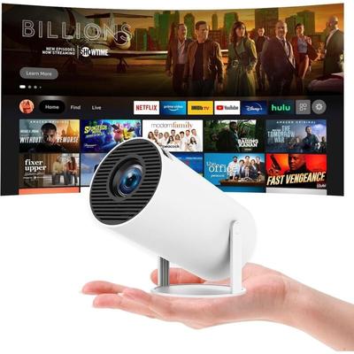 Lablanc - Mini-Projektor, 4K, tragbarer Videoprojektor, WiFi 6, Android 11, 1080P Full hd, Image