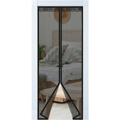 ZVD - Magnetische Fliegengittertür 100x220 cm - Ultrafeines Netz mit Magnetverschluss und Image