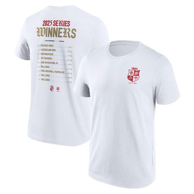 British & Irish Lions 2025 Champions Fixtures Grafik-T-Shirt – Weiß Image
