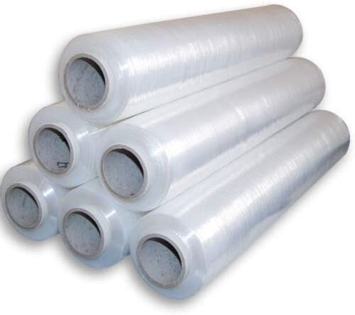 Paket.ag 6 Rollen Stretchfolie – 17 my, 500 mm breit – Transparent, für Paletten & Verpackung Image