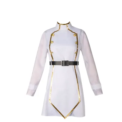 Weißes Kleid Cosplay Kostüm, 2D Anime Kostüm Image