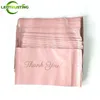 50PCS Baby Rosa Poly Mailer Kleber Umschlag Danke Tasche DIY T-shirt Bh Geschenke Schuhe Box Express Versand Verpackung beutel