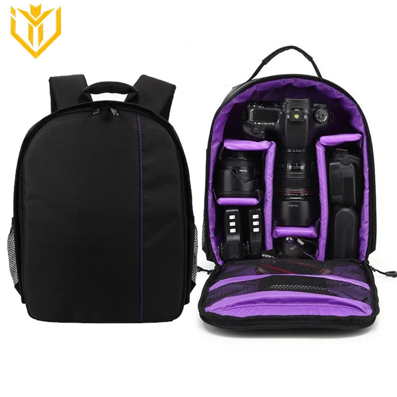 JINNUOLANG Wasserdichte Kamera Rucksack Foto Digitale Taschen Für Canon Nikon Sony Xiaomi iPad DSLR Tragbare Reise Stativ Objektiv Tasche