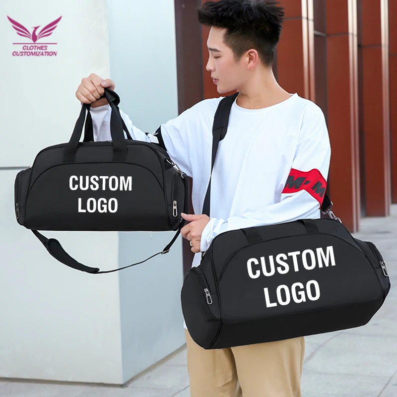 Borsa fitness da palestra personalizzata con logo stampato Borsa sportiva da basket Personalizzazione della personalità Borsa da viaggio di grande capacità con nome stampato