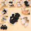 Mode Neugeborenen PU Nette Blumen Baby Schuhe Non-slip Tuch Unten Schuhe Mädchen Elegante Atmungsaktive Casual Baby Erste Wanderschuhe