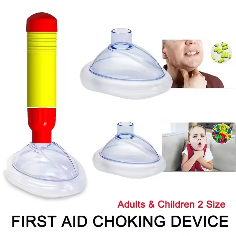 1 Set Erstickungsrettungsgerät CPR Erste-Hilfe-Set für Erwachsene Kinder LifVac Asphyxia Rettungsgerät Tragbares Erste-Hilfe-Erstickungsgerät Image