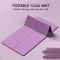 Yoga mat storage bag, foldable and washable canvas shoulder bag, outdoor sports and fitness Pilates large capacity fitness bag