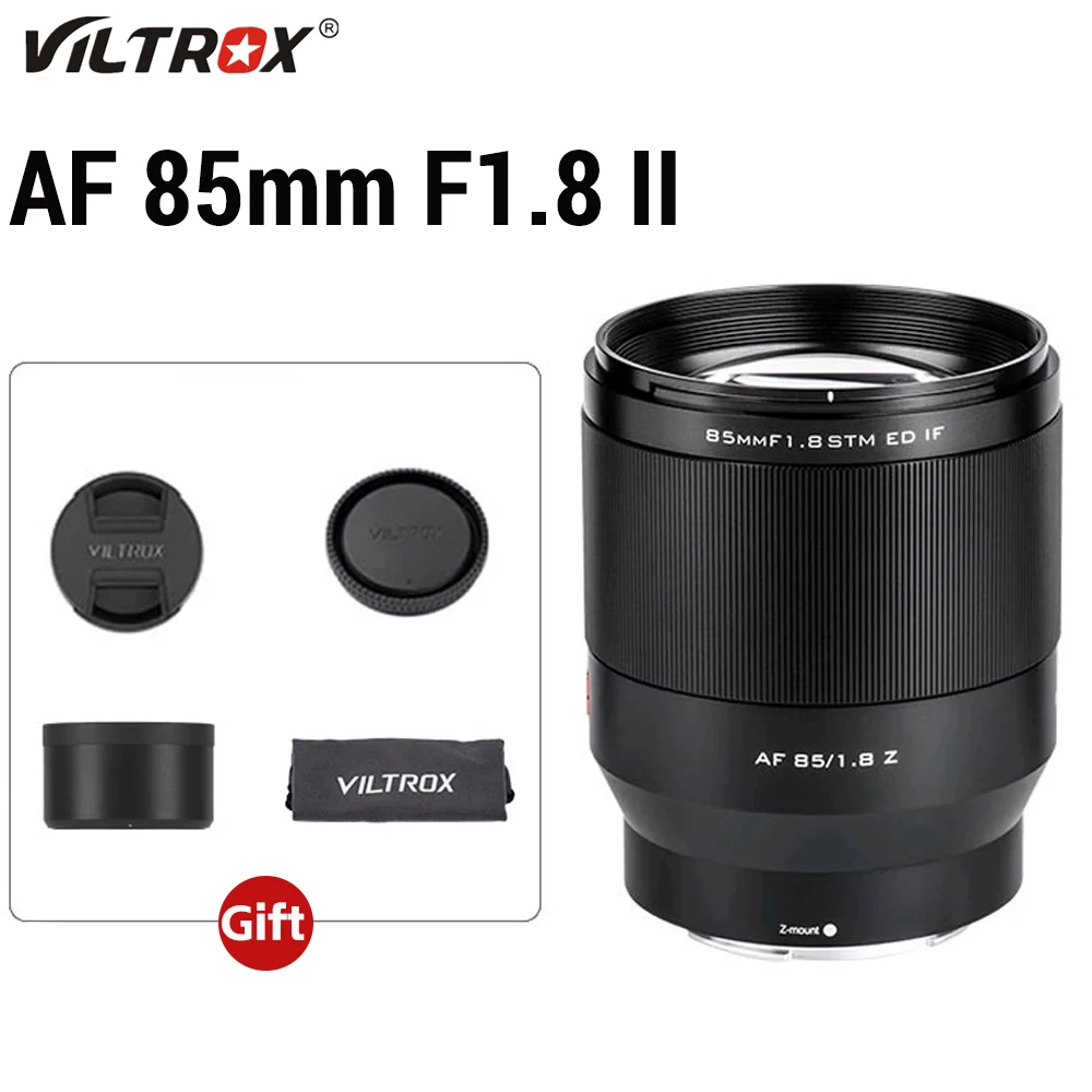 VILTROX AF 16/28/50/85/135 mm F1.8 Version 2 Autofokus-Vollformat-Kameraobjektiv für Fujifilm X Sony E Nikon Z-Kameraobjektiv Image