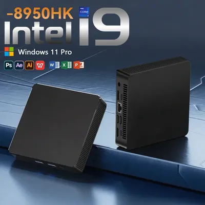 MINI Computer Windows 11 Intel Core i9 8950HK 16GB RAM 1TB SSD Computer Dual WIFI 6 BT5.2 4KHD Gaming PC