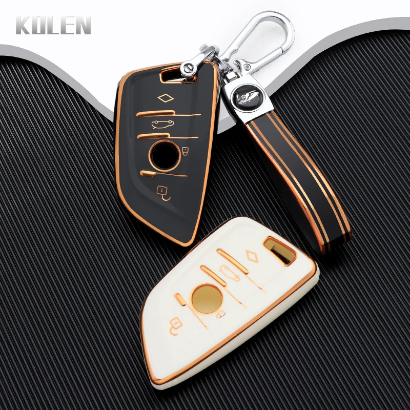 Tpu autos chl üssel abdeckung fall schale fob für bmw x1 x3 x5 x6 1 2 5 7 series f15 f16 e53 e70 e39 f10 f30 g30 g11 f48 f39 g01 f20 g20 g05 Image