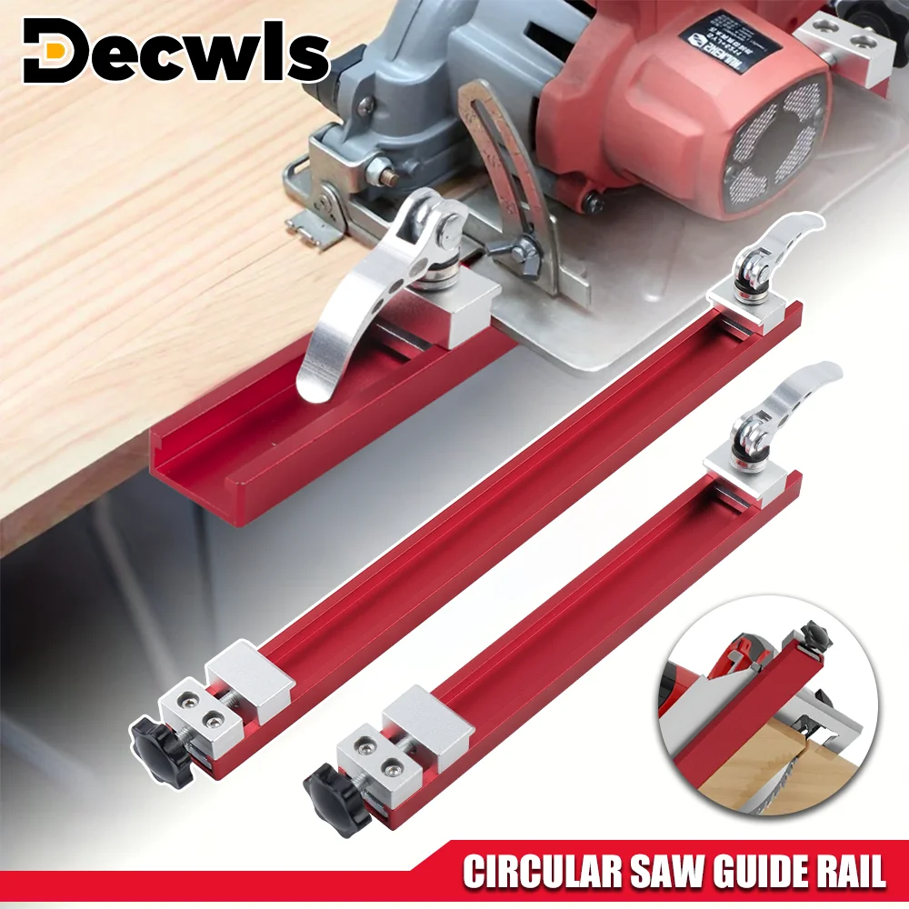 240 mm/360 mm Kreissägenführung, verstellbare Basisführung für Schneidemaschinen, für Holzbearbeitungsschnitte und Frässchnitte, präzise Steuerung des Schnittbreitenzubehörs, professionelle Image