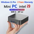 Intel Core i9 8950HK Mini PC Windows 11 16GB DDR4 512GB 1TB 2TB SSD Mini PC da gioco portatile WiFi 6 4K Mini computer PC desktop