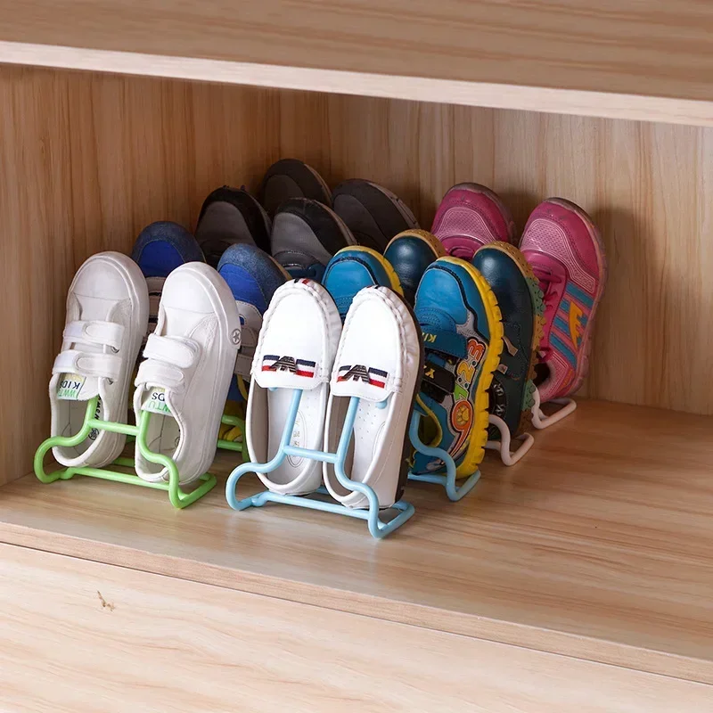 10 Teile/satz Kreative Multi-Funktion Schuh Rack Kinder Kid Schuhe Stehen Hängen Regal Trocknen Schuhe Aufhänger Rack Sparen Platz veranstalter