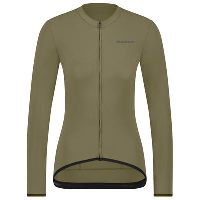 Shimano - Women's Futuro Long Sleeves Jersey - Radtrikot Gr M dark earth Image