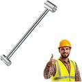 Strumento di regolazione della cerniera della porta, chiave di regolazione dello spazio per cerniere da 14-19 mm/23-25 mm, strumento di regolazione della cucitura a doppia testa per la riparazione del