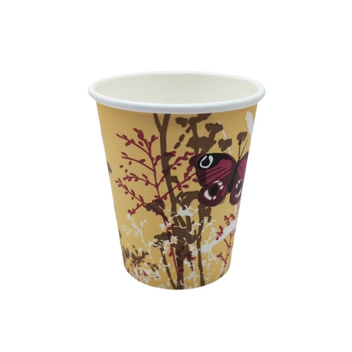 1000 Coffee to go Becher „Butterfly“ 200 ml (8 oz) Ø 80 x 90 mm – Kaffeebecher Image