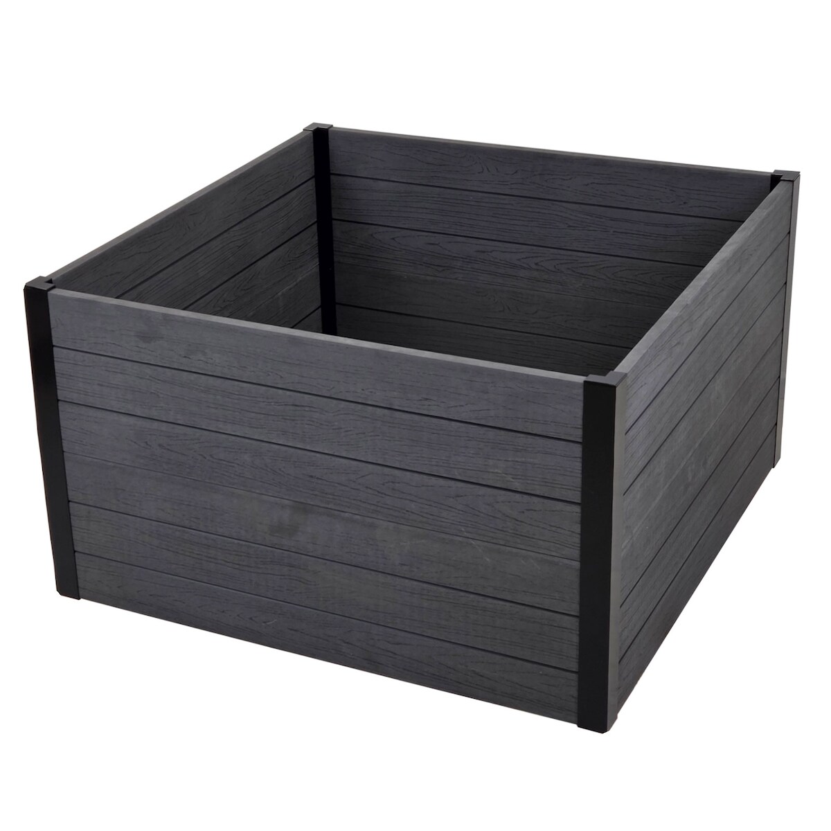 Hochbeet Beeteinfassung mit Wühlmausgitter 100x100x56 cm ca. 516 Liter Holzoptik Komposter