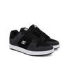Skateschuh DC SHOES "Manteca 4 S", Gr. 6,5(38,5), grau (grau, schwarz, weiß), 53.02% Leder, 46.98% Synthetikmaterial, Schuhe