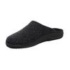 Pantoffel ROHDE "SOLTAU-H", Herren, Gr. 46, grau (anthrazit, meliert), Filz, klassisch, Schuhe, Hausschuh, Schlappen, Clog mit seitlichem Label