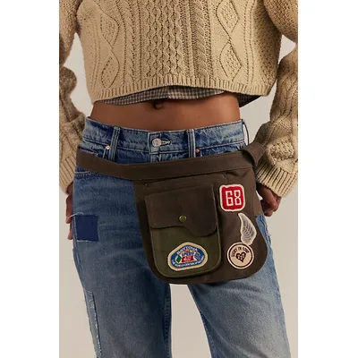 Harvest Patch Pocket Belt Jacket at Free People in Oregano, Size: S/M
