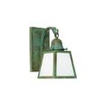 Longshore Tides Alaurah 1 - Light Outdoor Wall Lantern Glass | 9 H x 4.75 W x 7.63 D in | Wayfair 209433B332EA4085930AF95EB3733437