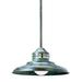 Arroyo Craftsman Newport 1-Light Outdoor Pendant Glass/Metal in Gray | 8.12 H x 32 W x 17 D in | Wayfair NSH-17RM-P