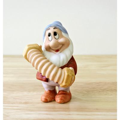 Disney Other | Vintage Disney Snow White Bashful Dwarf Figurine, Bisque Porcelain Collectible | Color: White | Size: Os