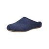 Hausschuh HAFLINGER "Haflinger Hausschuhe Filz", Damen, Gr. 38, blau (jeans), Filz, casual, Schuhe