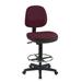 Office Star Products Mid-Back Drafting Chair Upholstered/Metal | 52 H x 21.25 W x 24.75 D in | Wayfair DC800-294