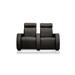 Bass Executive Home Theater Row Seating (Row of 3) Microfiber/Microsuede in Green | 42 H x 94 W x 36 D in | Wayfair