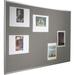 MooreCo Fab-Tak Wall Mounted Bulletin Board Cork/Metal in White | 36 H x 0.5 D in | Wayfair 331AE-36
