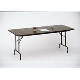 Correll, Inc. Rectangular Adjustable Folding Table Metal in Black | 32 H x 72 W x 30 D in | Wayfair CFA3072PX-07