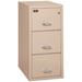 FireKing Fireproof 3-Drawer Vertical Filing Cabinet Metal/Steel in Brown | 29.5 H x 19 W x 31.1875 D in | Wayfair 3-2144-2 (champagne)