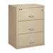 FireKing Fireproof 3-Drawer Lateral Filing Cabinet Metal/Steel in White | 40.25 H x 37.5 W x 22.125 D in | Wayfair 3-3822-C (parchment)