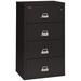 FireKing Fireproof 4-Drawer Vertical File Cabinet Metal/Steel in Black | 52.75 H x 31.1875 W x 22.125 D in | Wayfair 4-3122-C (black) (w/ E-Lock)