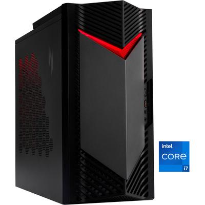 ACER Gaming-PC "Nitro 50 (N50-656)", schwarz, Windows 11 Home,64bit, 32 GB RAM 1000 GB SSD, Computer