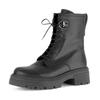Schnürstiefelette GABOR, Damen, Gr. 42, schwarz, Kalbsleder, unifarben, Schuhe, Blockabsatz, Schnürboots mit Best Fitting-Ausstattung