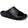 Pantolette CROCS "Mellow Recovery Slide", Herren, Gr. 39, schwarz, Croslite, unifarben, casual, Schuhe, Badeschuh, Pool Slide, Sommerschuh mit Fußbett