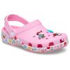 Clog CROCS "Mickey Friends Minnie Classic Clog K", Kinder, Gr. 34, rosa, Croslite, casual, Schuhe, Hausschuh mit buntem Motiv