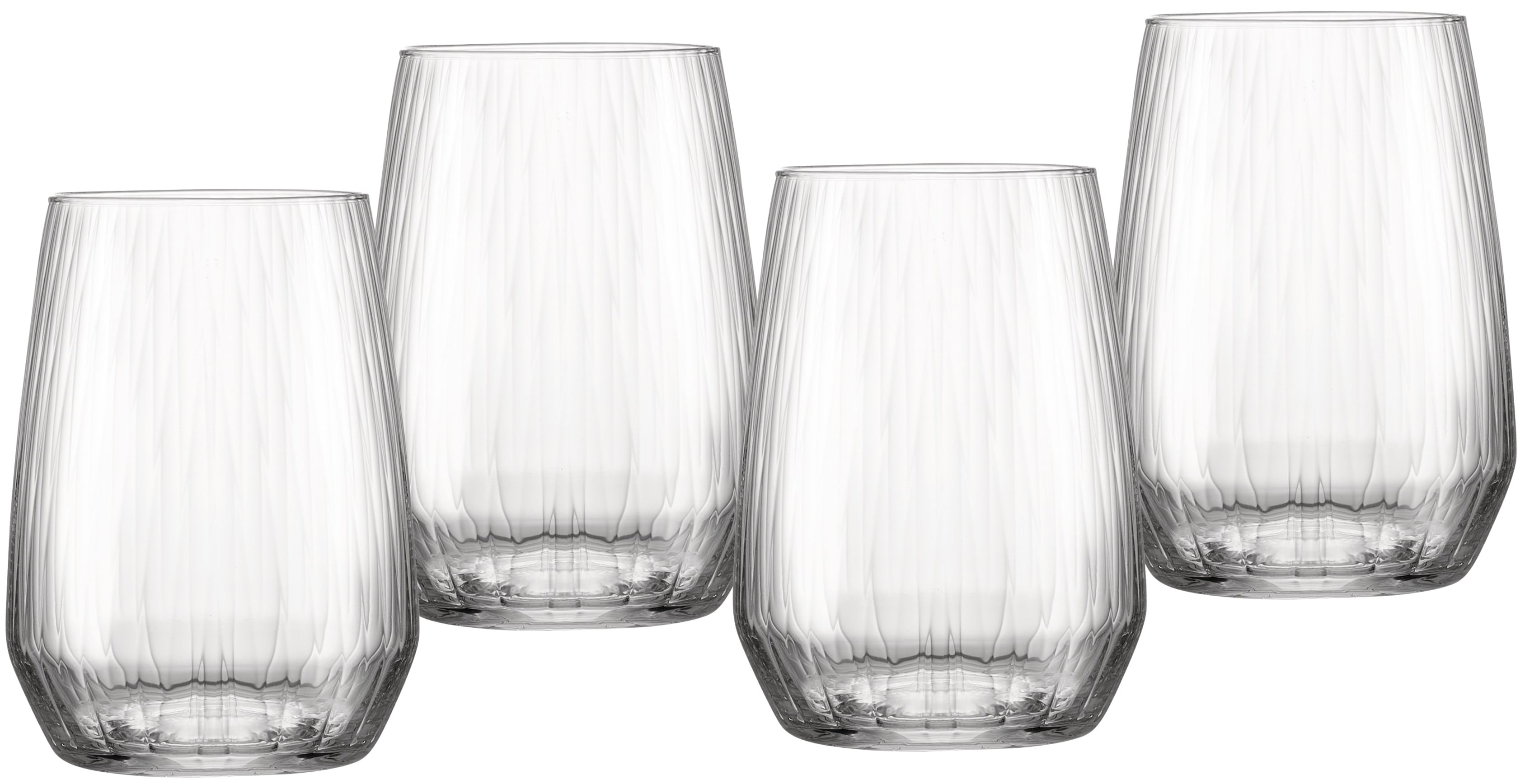 Longdrinkglas RITZENHOFF & BREKER "Jive", transparent, B:8cm H:11,5cm Ø:8cm, Glas, Trinkgefäße, 4er Set, je 450 ml Image