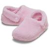 Hausschuh CROCS "Classic Cozzy Slipper T", Kinder, Gr. 24, rosa, Croslite, Textil, casual, Schuhe, Pantoffel, Clog mit Riemen