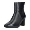 Stiefelette CAPRICE "Caprice Stiefelette Leder", Damen, Gr. 40, blau (ocean), Leder, casual, Schuhe