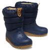 Winterboots CROCS "CLASSIC NEO PUFF BOOT T", Kinder, Gr. 23, blau (navy), Croslite, Nylon, casual, Schuhe, Snowboots, Winterstiefel zum Schlupfen