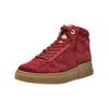 Sneaker PAUL GREEN "Paul Green Sneaker Veloursleder", Damen, Gr. 40, rot (wine), Veloursleder, casual, Schuhe
