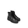 Schnürstiefelette MARC O'POLO "RONY", Herren, Gr. 45, schwarz, Glattleder, unifarben, klassisch, Schuhe, Schnürboots, Stiefelette mit Memory Foam-Ausstattung
