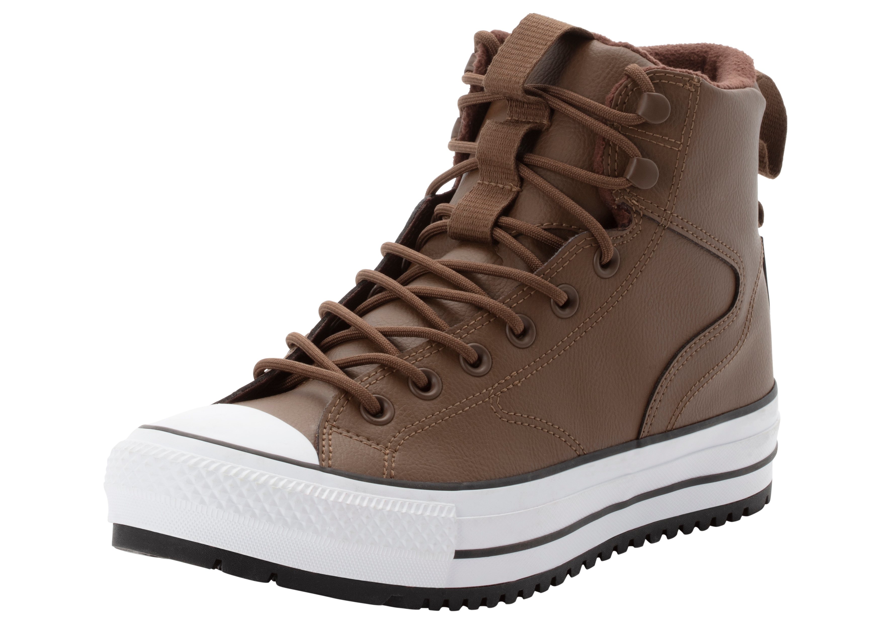 Sneaker CONVERSE "CHUCK TAYLOR ALL STAR HIKER BOOT", Herren, Gr. 37, grounded, totally fudged, weiß, Synthetik, Schuhe Sneaker