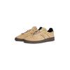 Sneaker TOMMY JEANS "THE GREENWICH EDGE SUEDE", Herren, Gr. 43, beige (beige, schwarz), Veloursleder, sportlich, Schuhe, Freizeitschuh, Halbschuh, Schnürer mit farblicher Pasepelierung